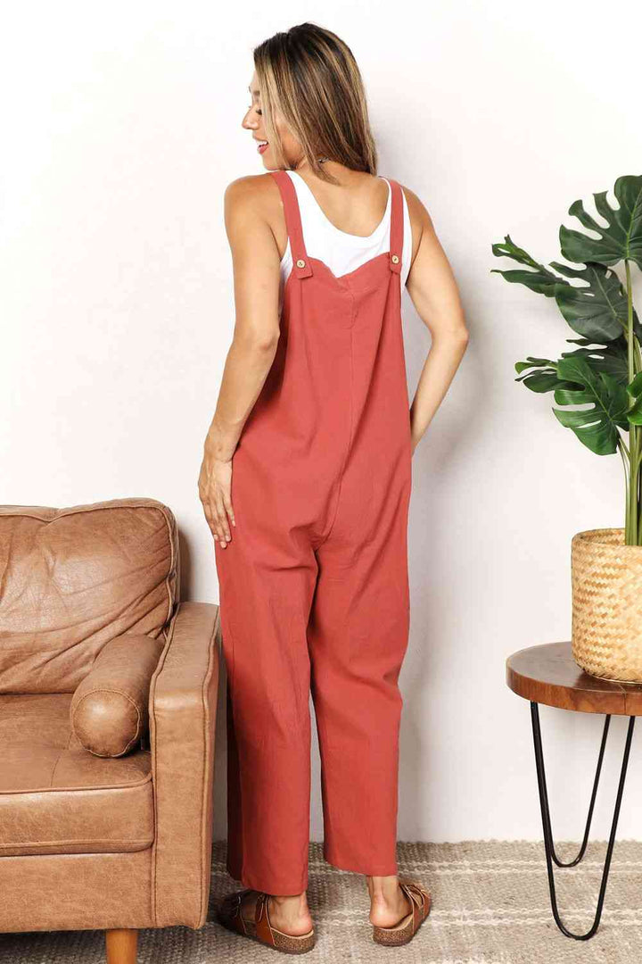 Stylish Utility Wide Leg Overalls with Front Pockets Online