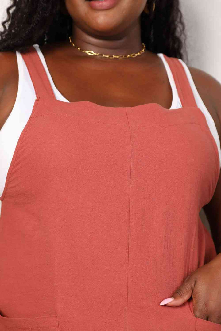 Stylish Utility Wide Leg Overalls with Front Pockets Online