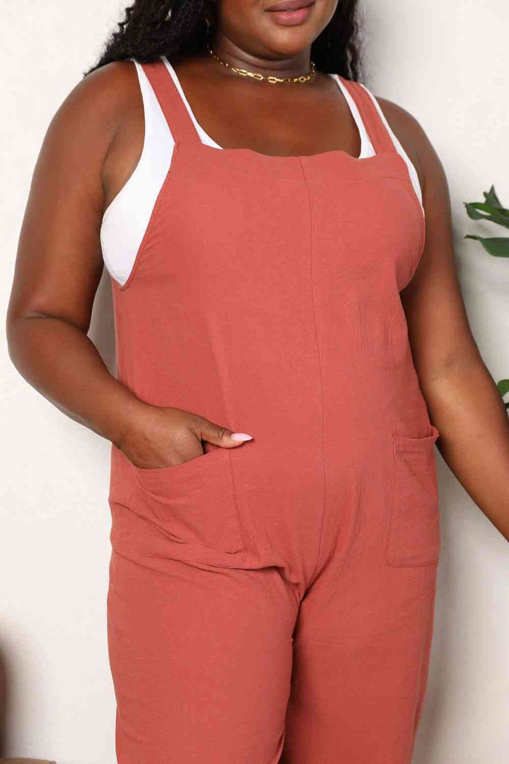 Stylish Utility Wide Leg Overalls with Front Pockets Online