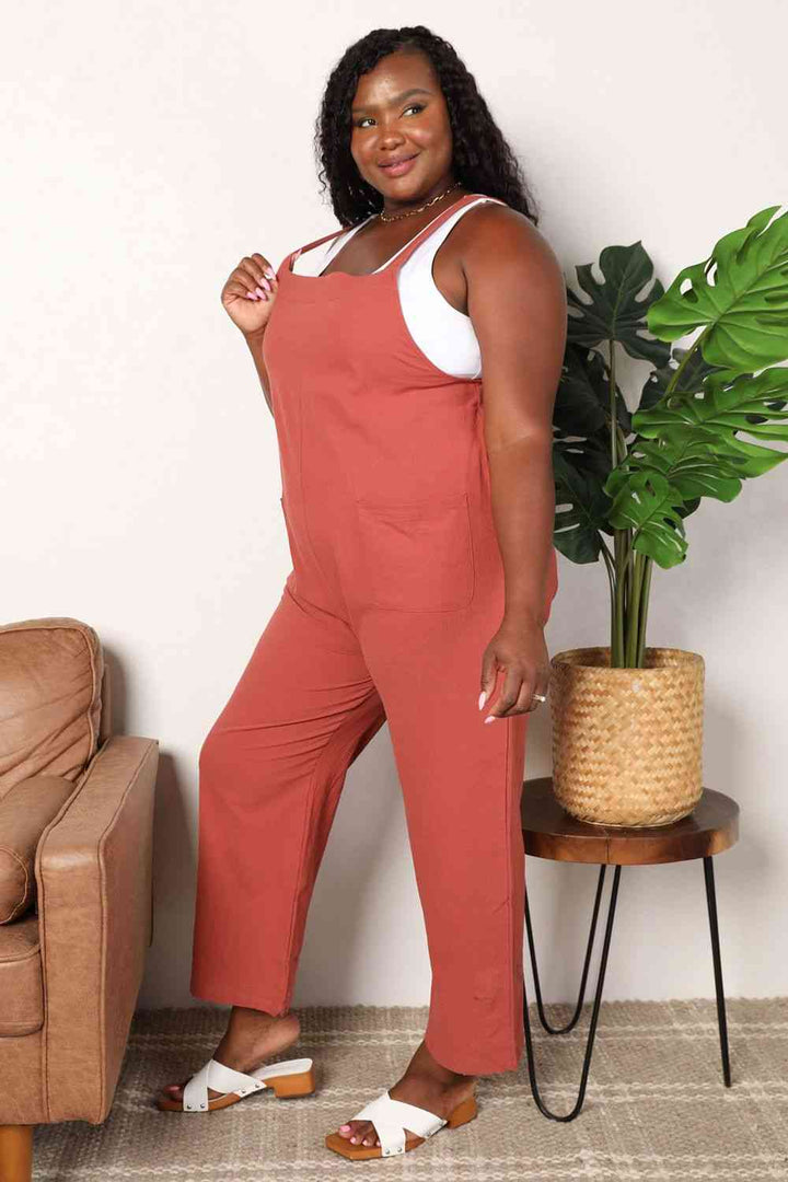 Stylish Utility Wide Leg Overalls with Front Pockets Online