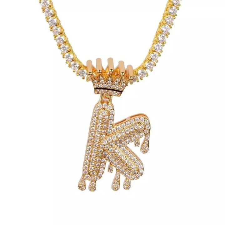 Drip Letter Necklace