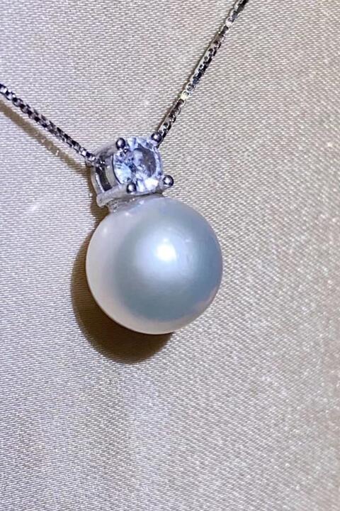Elegant Freshwater Pearl 925 Sterling Silver Necklace