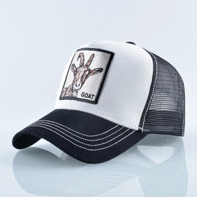 Goat Embroidery Snapback Cap for Urban Style Fashion