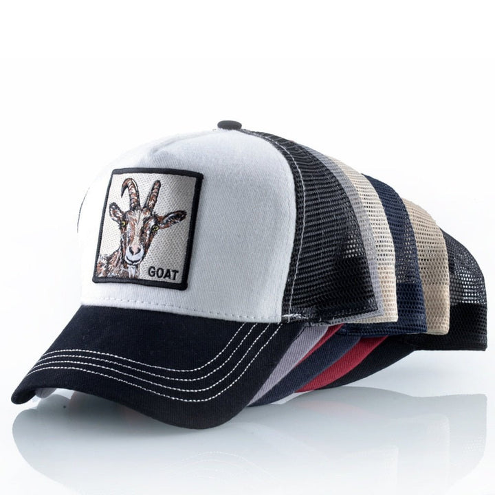 Goat Embroidery Snapback Cap for Urban Style Fashion