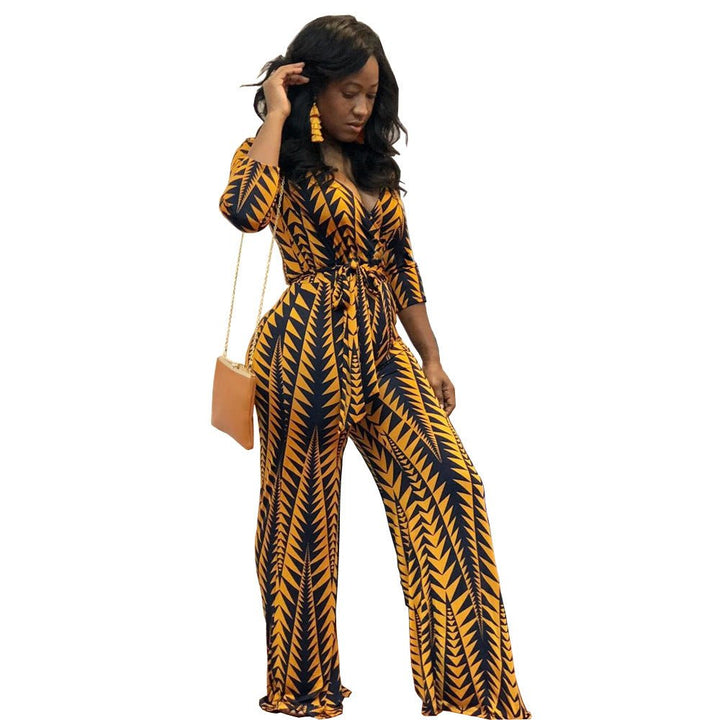 Radiant Golden Chic Jumpsuit for Stylish Elegance