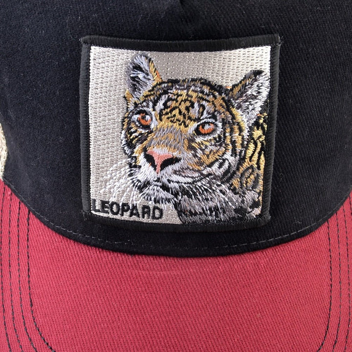 Animal Print Snapback Trucker Hat for All Genders Fashion