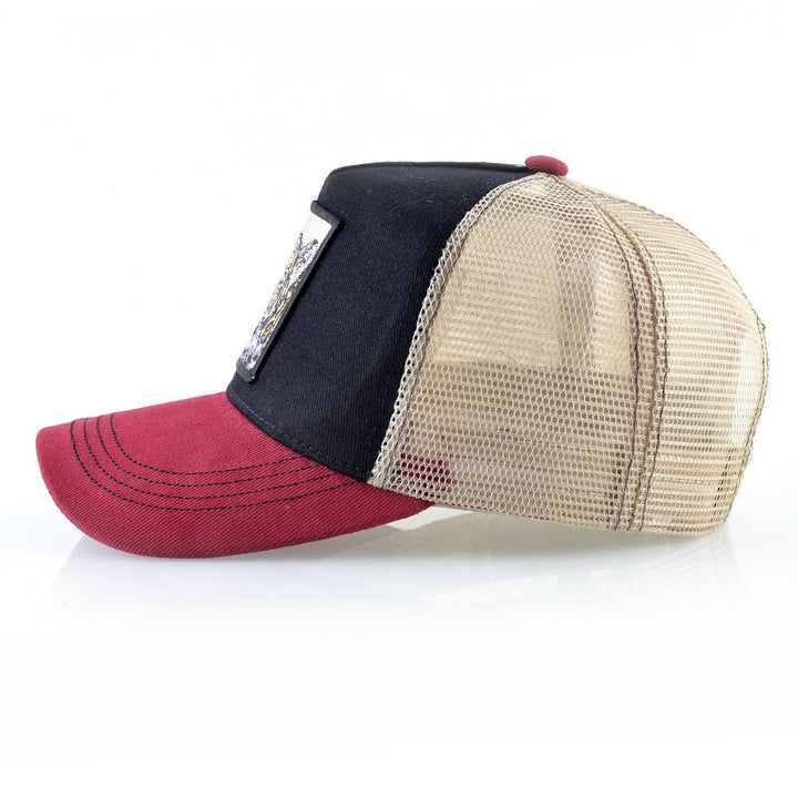 Animal Print Snapback Trucker Hat for All Genders Fashion