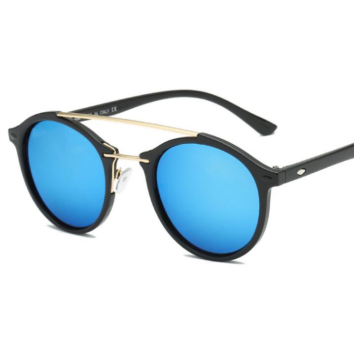 Unisex Retro Double Beams Designer Sunglasses for Men and Women