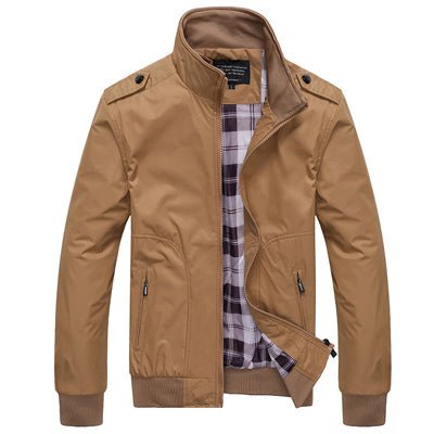 Men's Trendy Slim Fit Bomber Jacket for Transitional Seasons