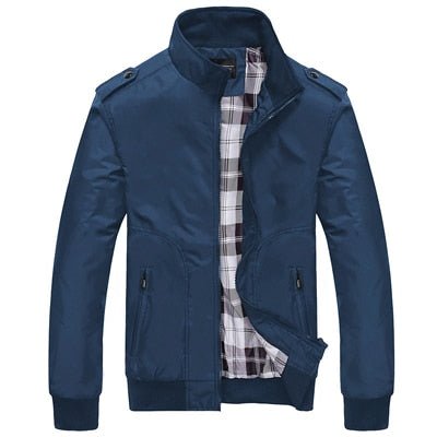 Men's Trendy Slim Fit Bomber Jacket for Transitional Seasons