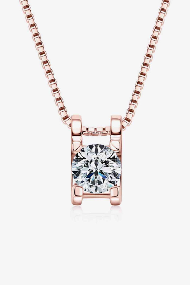 Moissanite 925 Sterling Silver Necklace for Elegant Style