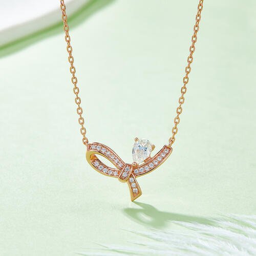 Moissanite 925 Sterling Silver Necklace for Elegant Style