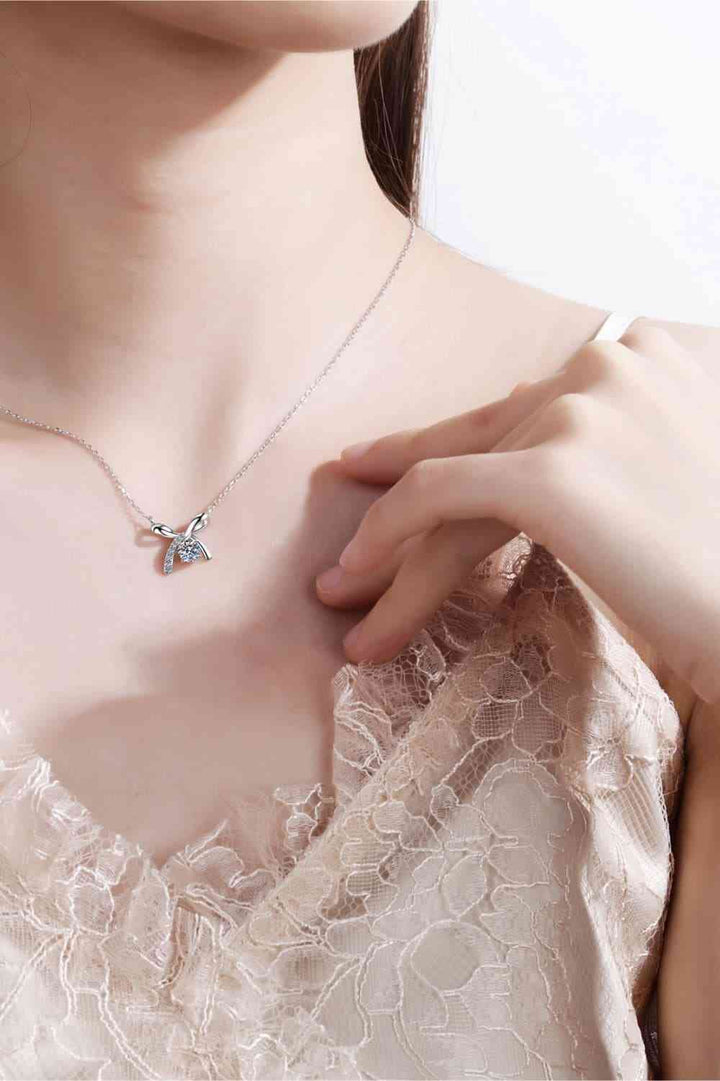 Moissanite 925 Sterling Silver Necklace with Dazzling Brilliance