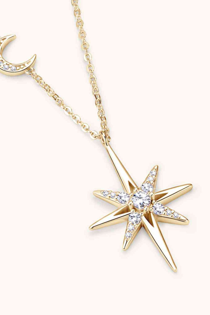 Moissanite 925 Sterling Silver Necklace for Elegant Style