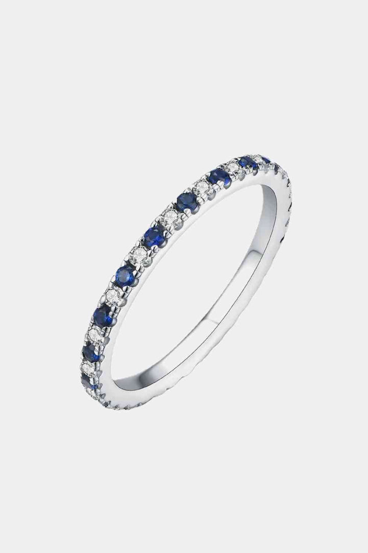 Moissanite Lab-Grown Sapphire Rings for Elegant Style