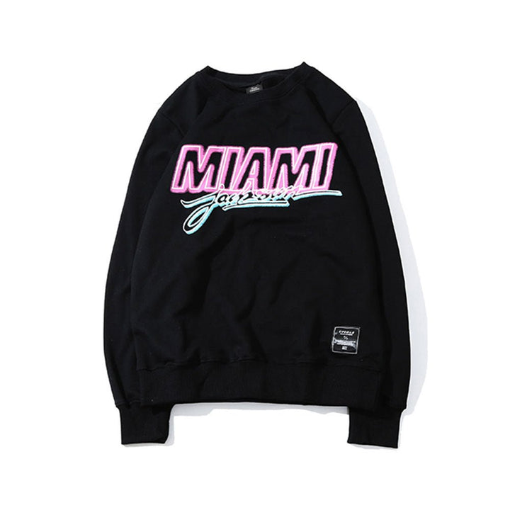 Men's Stylish Pink Lettered Hoodie Sweatshirt for Casual Wear