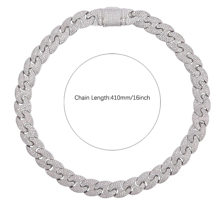 Real Gold Plated Cuban Link Necklace