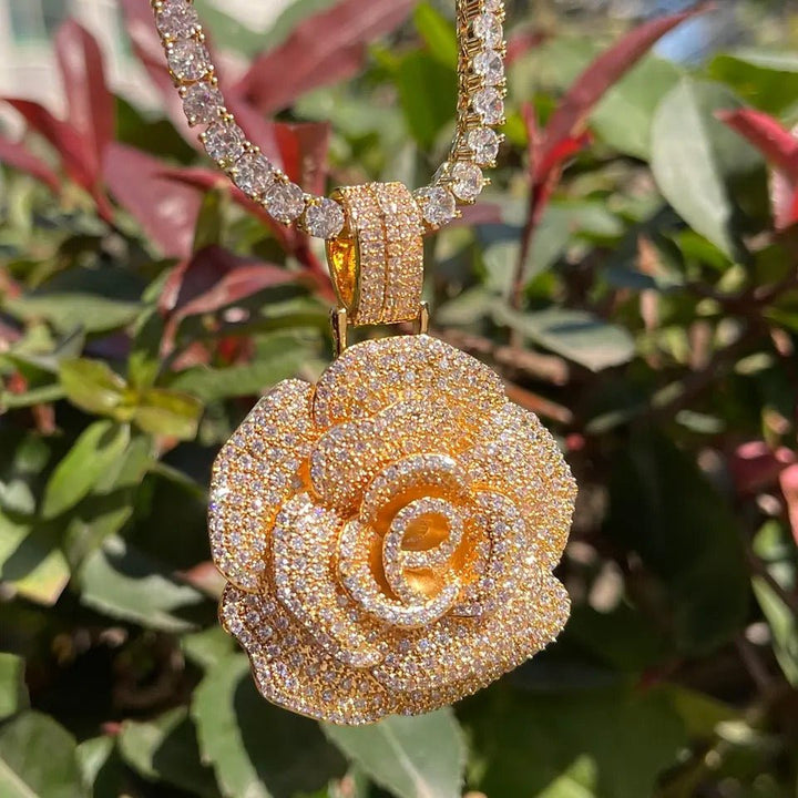 Rose Tennis Necklace