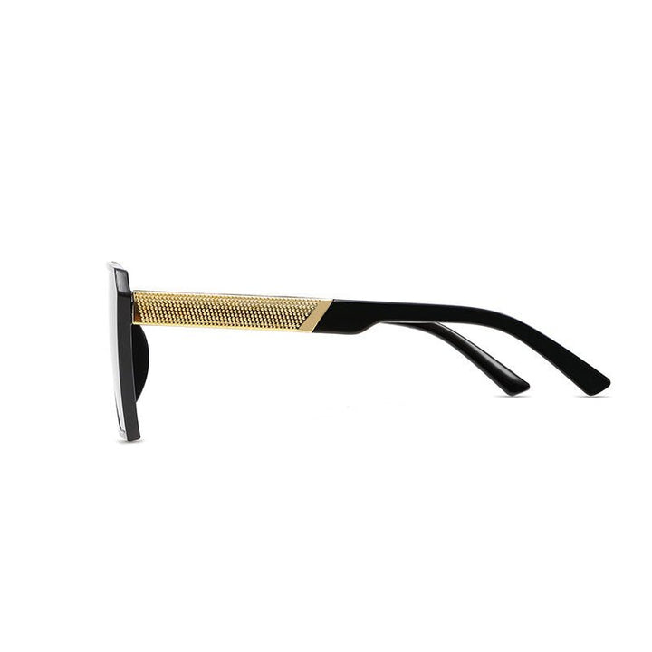 Chic Square Oversized Reflective Sunglasses for Men and Women