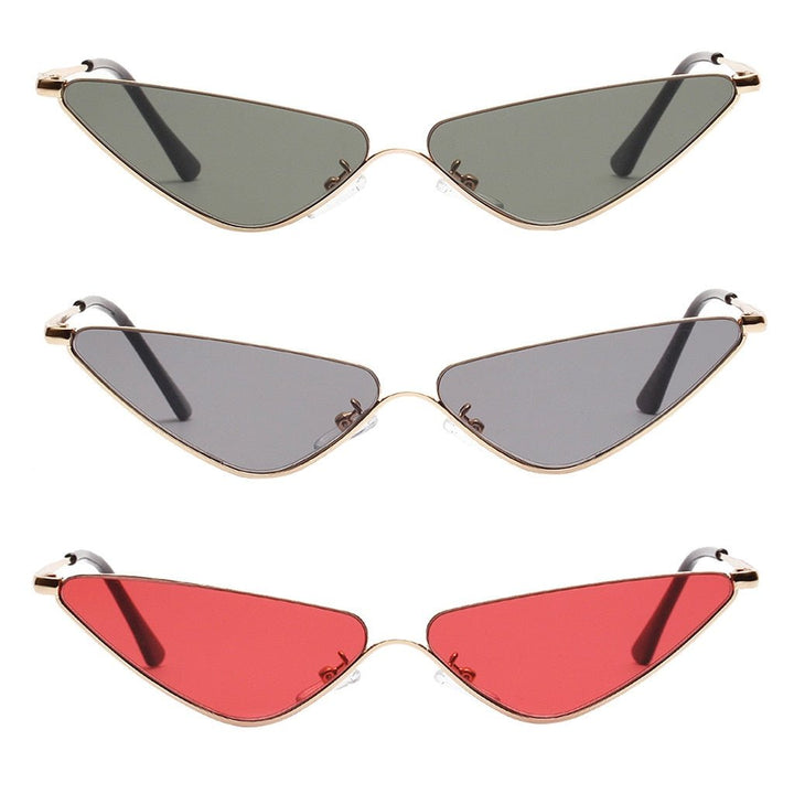 Chic Cat Eye Luxury Sunglasses for Women - Stylish Plastic Sun Protection