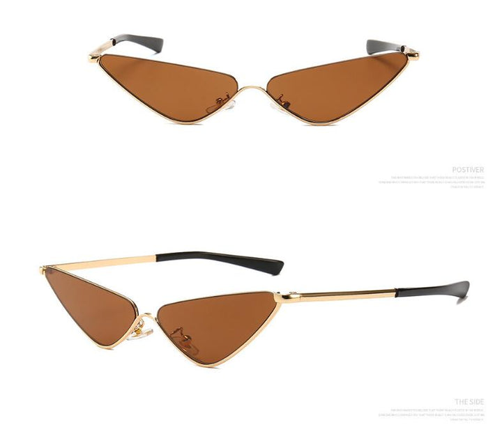 Chic Cat Eye Luxury Sunglasses for Women - Stylish Plastic Sun Protection
