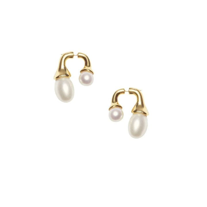 Vintage Pearl Earrings Trend Elegant Temperament Drop Earrings