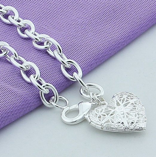 Women Fashion Sterling  Silver Jewelry 925 Chain Bracelet
