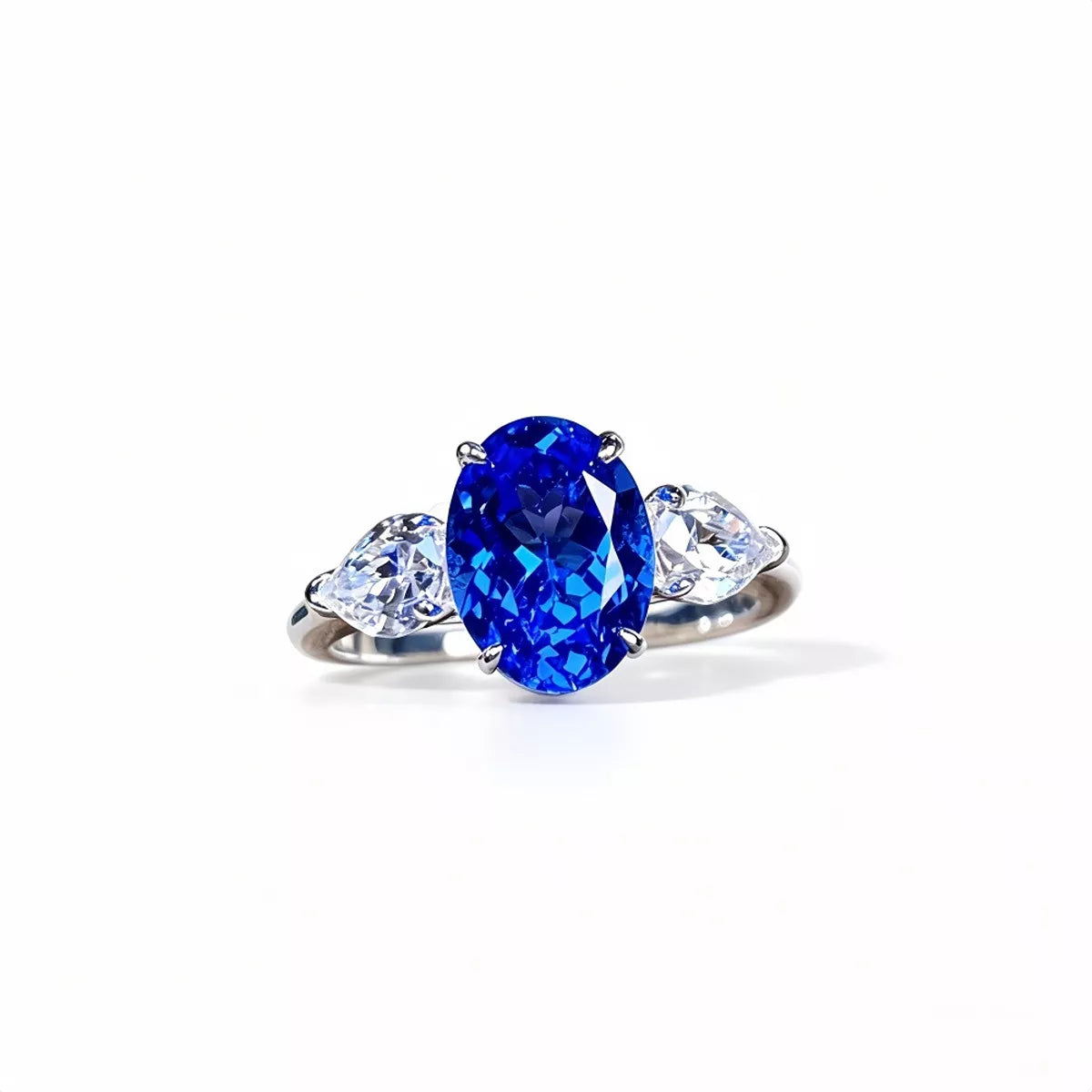 925 Sterling Silver Zircon Ring