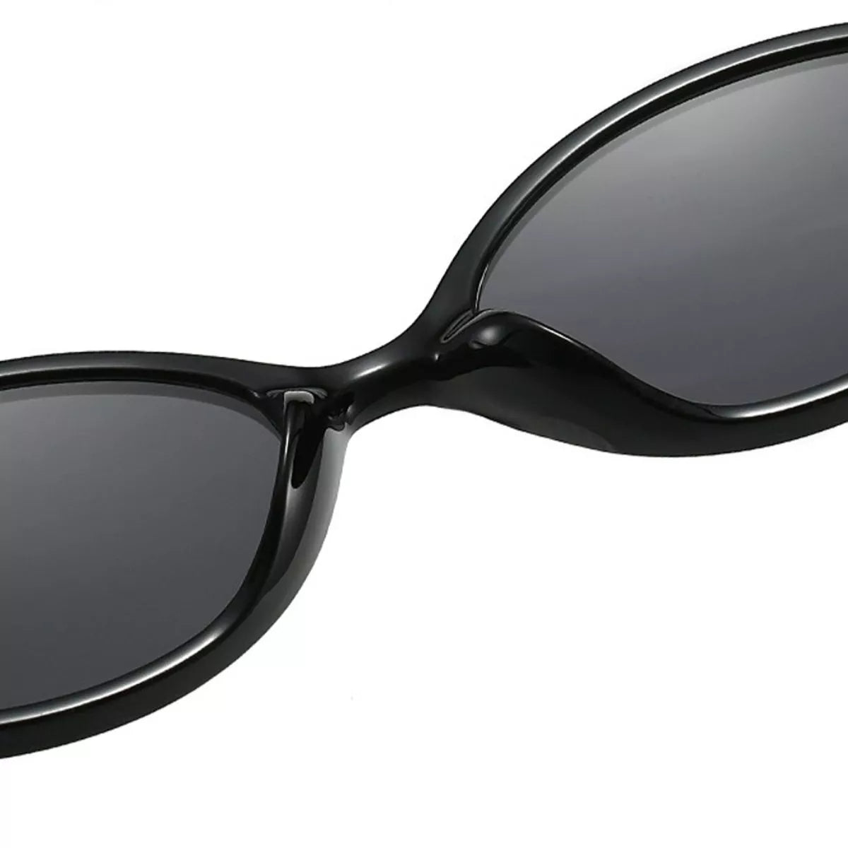 Oval Frame Tinted Lenses Sunglasses