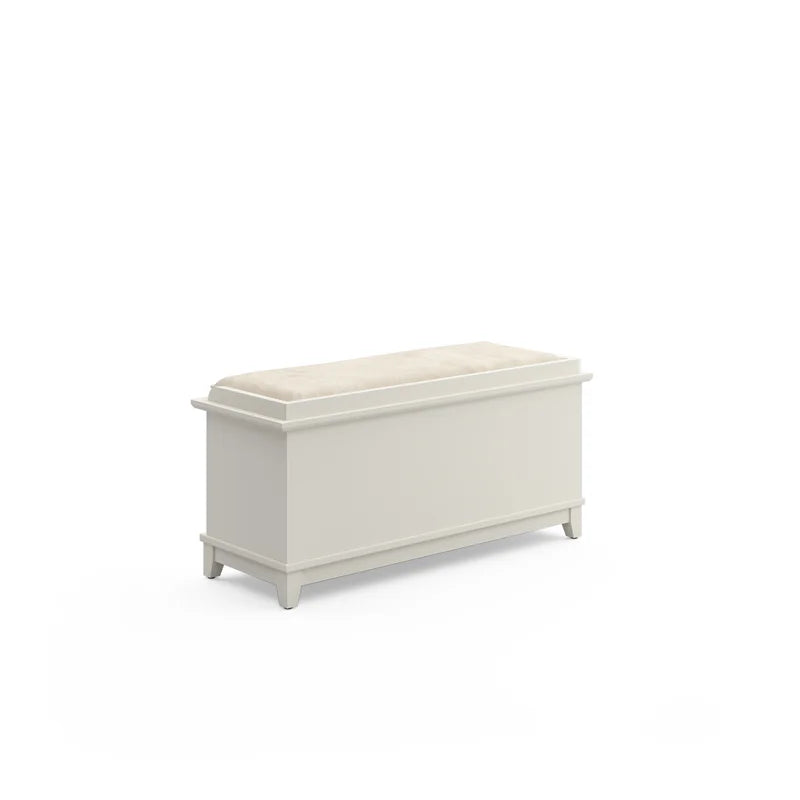 Microsuede Upholstered Storage Bench