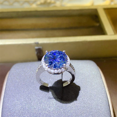 5 Carat Moissanite 925 Sterling Silver Ring for Elegance