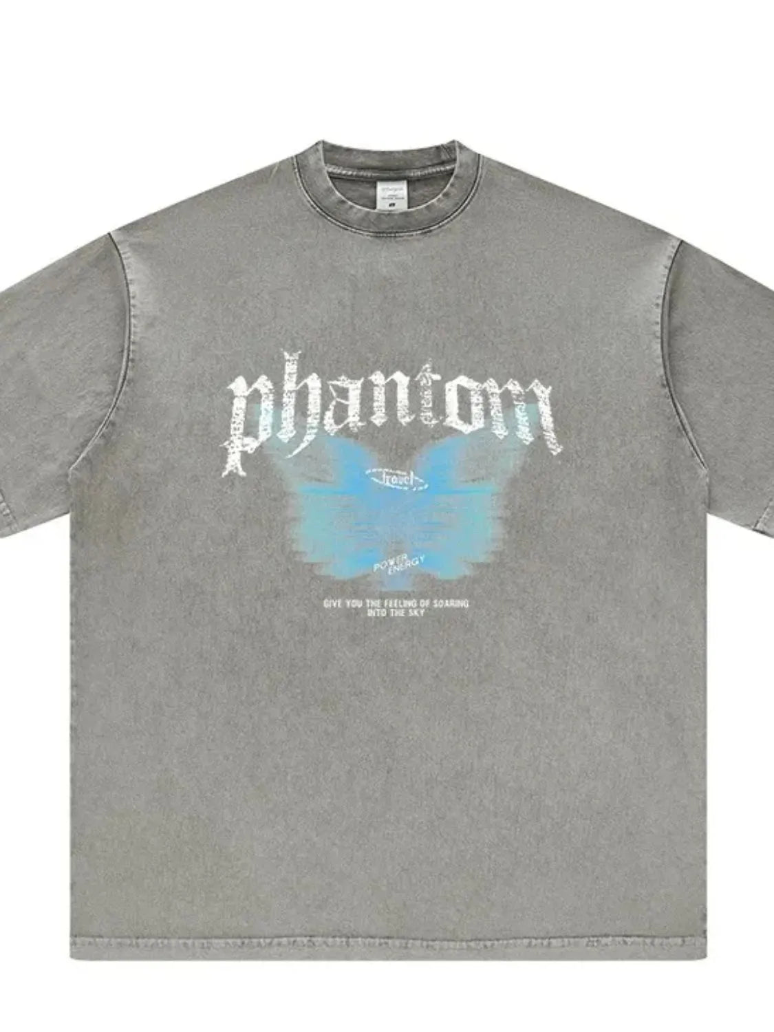 Men's Letter Round Neck Short Sleeve T-Shirt