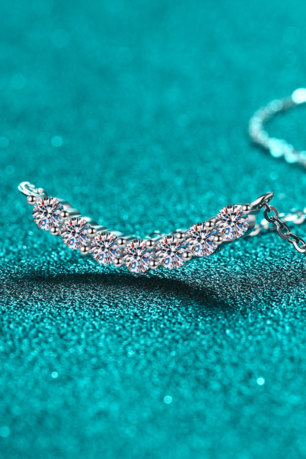 1.4 Carat Moissanite 925 Sterling Silver Necklace for Women