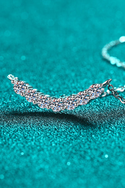 1.4 Carat Moissanite 925 Sterling Silver Necklace for Women