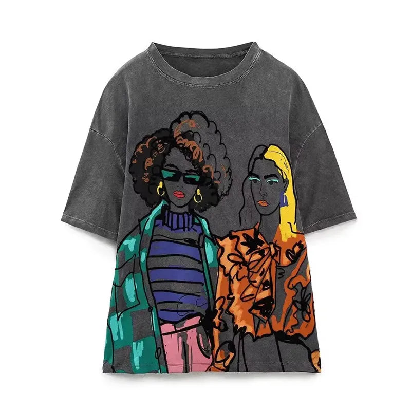 Casual Comfort Loose Fit Tees for Everyday Style