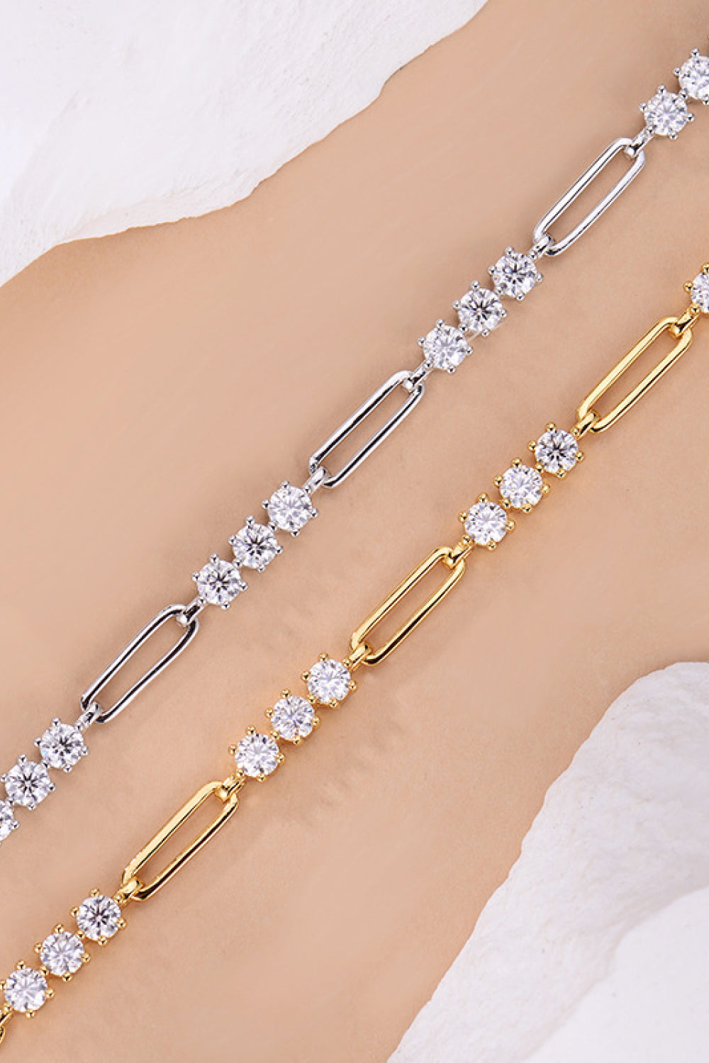 1.8 Carat Moissanite 925 Sterling Silver Bracelet for Elegance