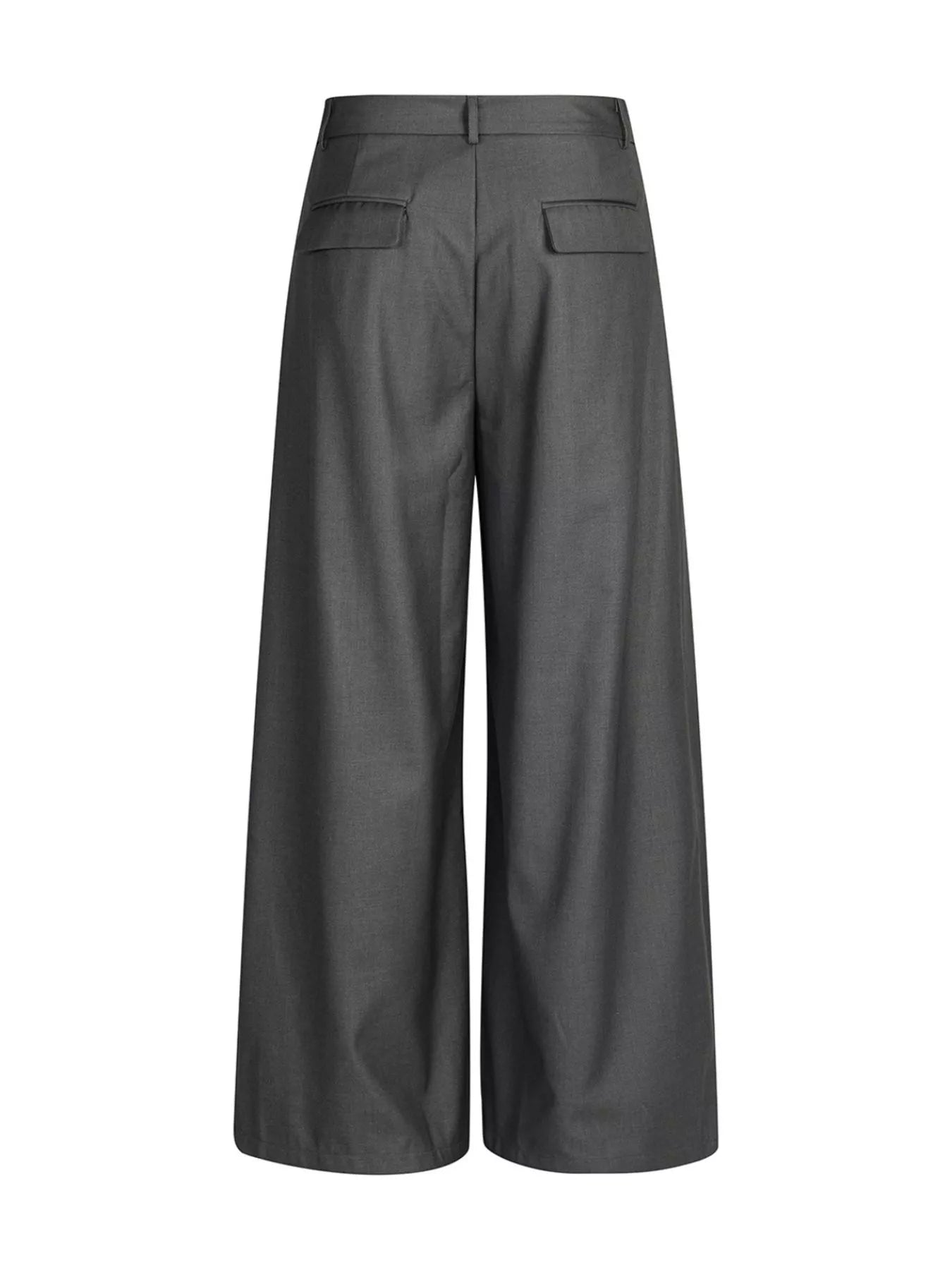 Men's Wide-Leg Pleated Pants