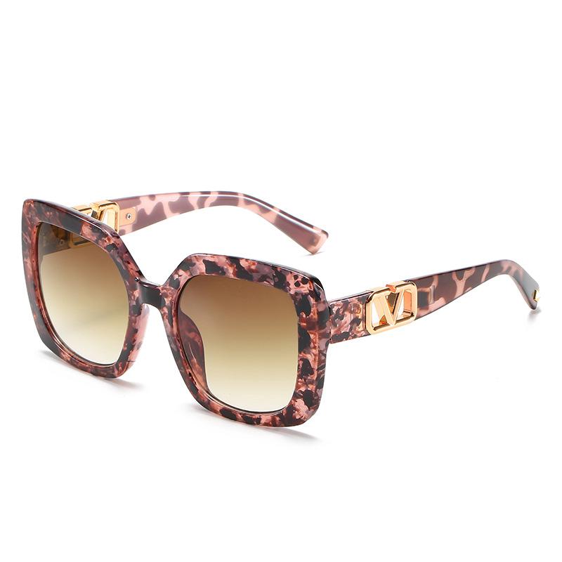 Trendy V-Shaped Large Frame Sunglasses for Women