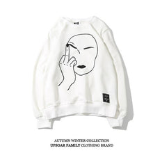 Edgy Urban Graphic Hoodie for Men Bold Middle Finger Design
