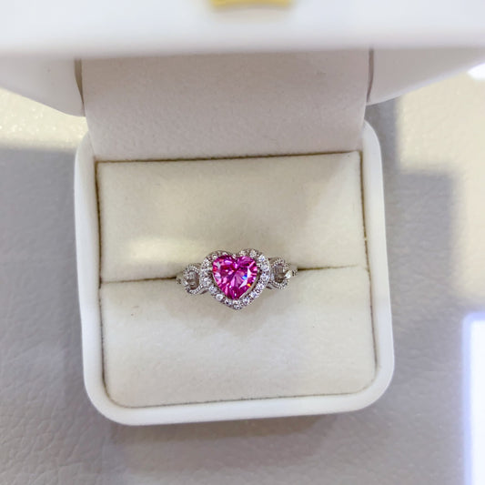 1 Carat Moissanite 925 Sterling Silver Ring for Elegance