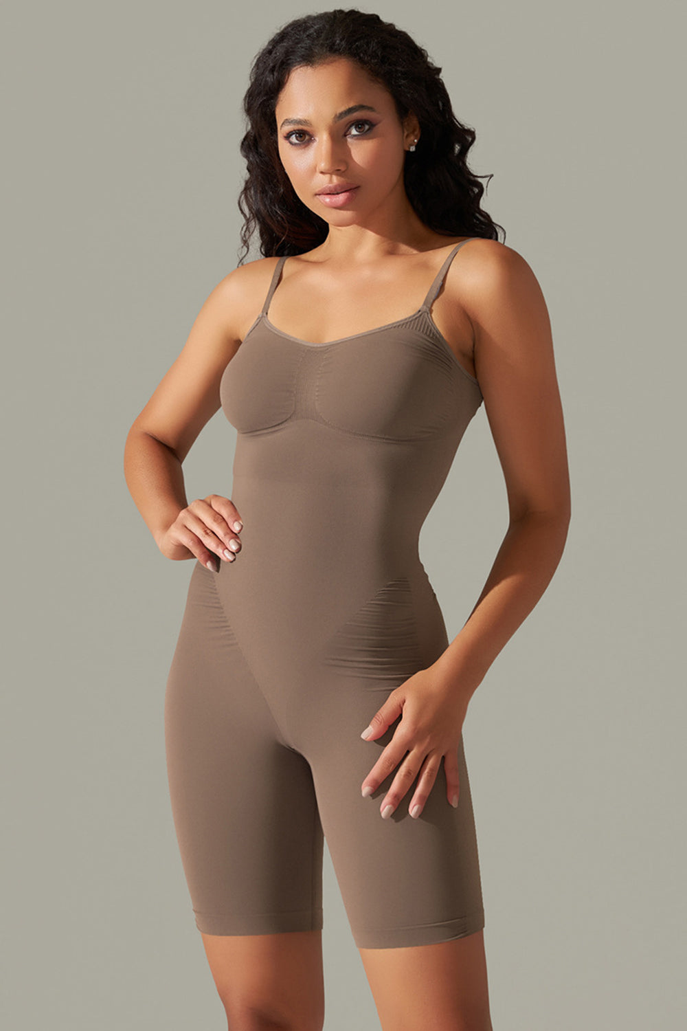 Stylish Spaghetti Strap Activewear Jumpsuit