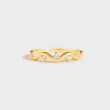 925 Sterling Silver Inlaid Zircon Ring for Elegant Style