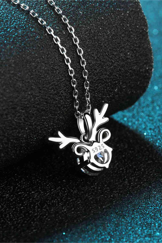 Moissanite & Zircon Necklace, 1ct Classic