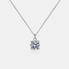 1 Carat Moissanite 925 Sterling Silver Necklace Elegant Design