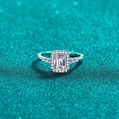 Moissanite Certified Ring, 1ct