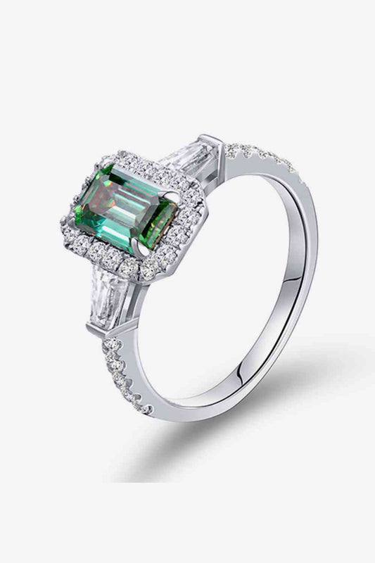 1 Carat Moissanite 925 Sterling Silver Ring for Women