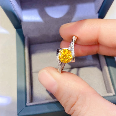 Moissanite Classic Band Ring