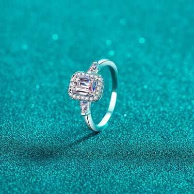 Moissanite Certified Ring, 1ct