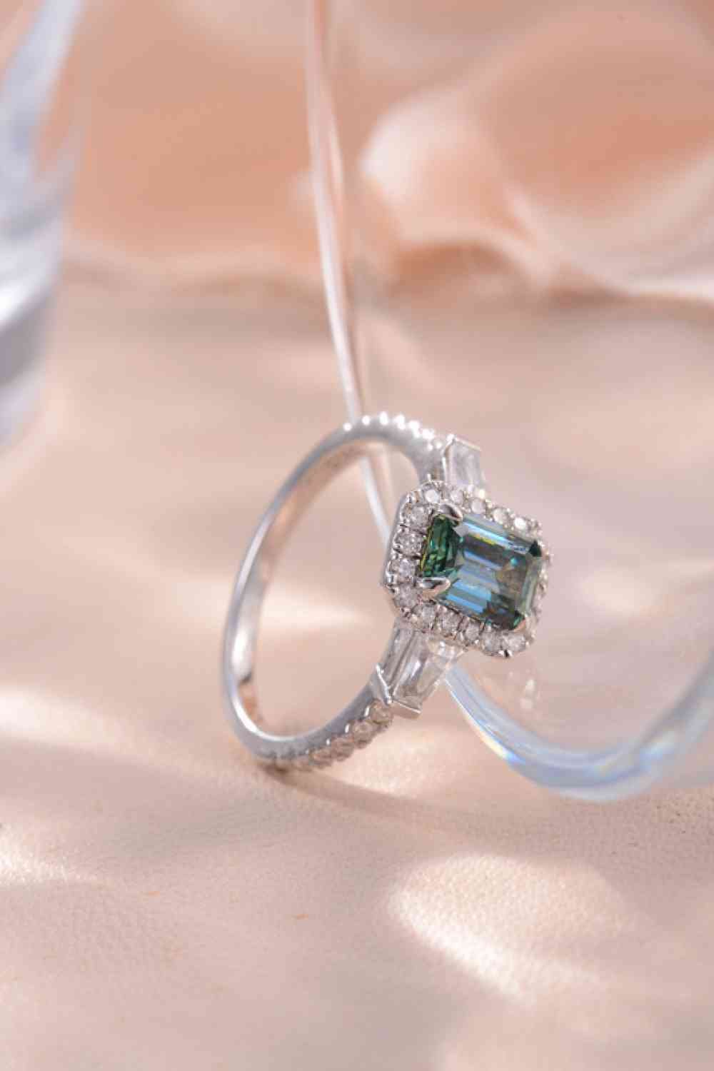 1 Carat Moissanite 925 Sterling Silver Ring for Women