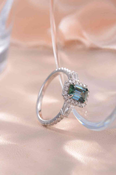 1 Carat Moissanite 925 Sterling Silver Ring for Women